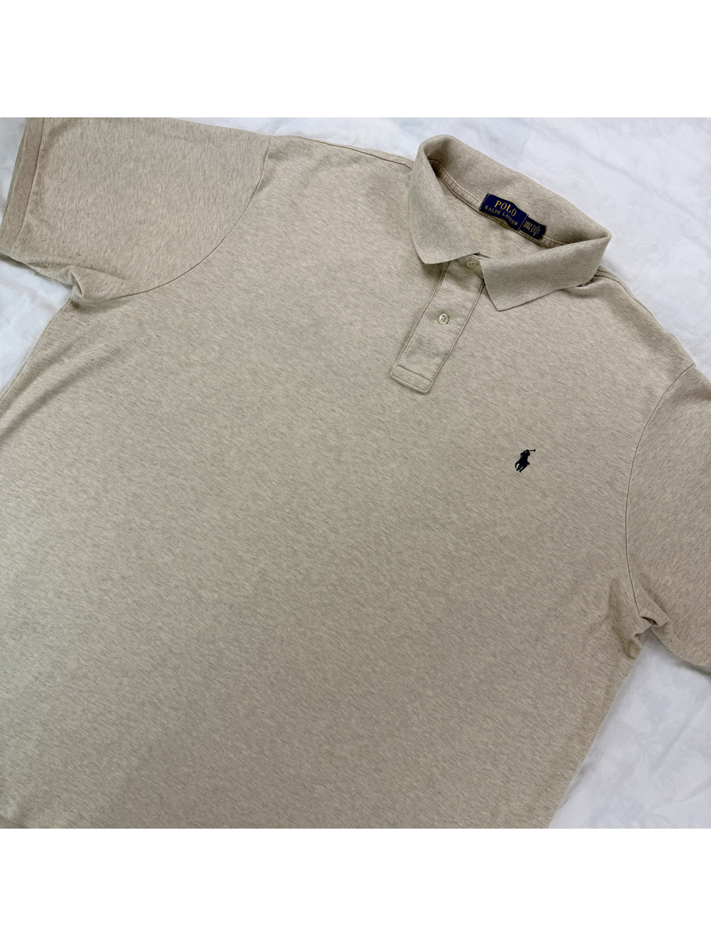 Polo Ralph Lauren Men's Beige Classic Fit Polo Shirt Size 2XLT